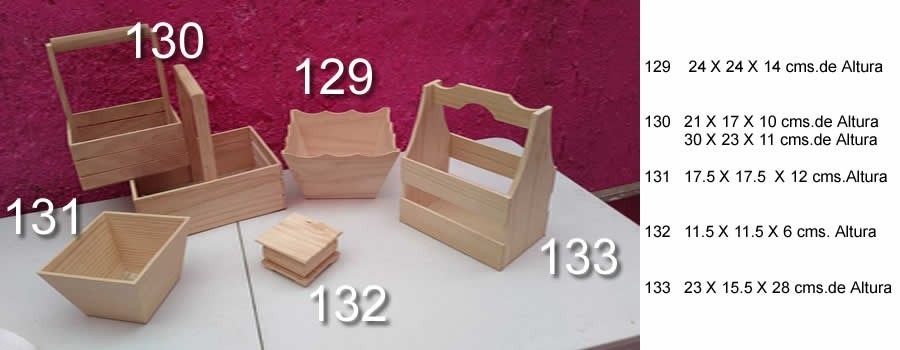 canasta madera con asa