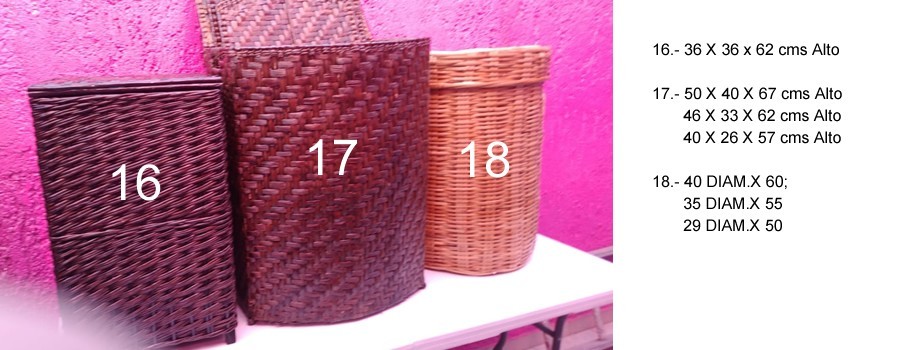 cestones de mimbre